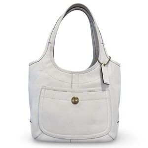 COACH Vintage Legacy Ergo Purse Handbag in White